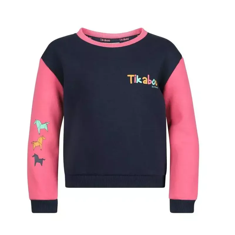 Tikaboo Sweatshirt in Pink Horse